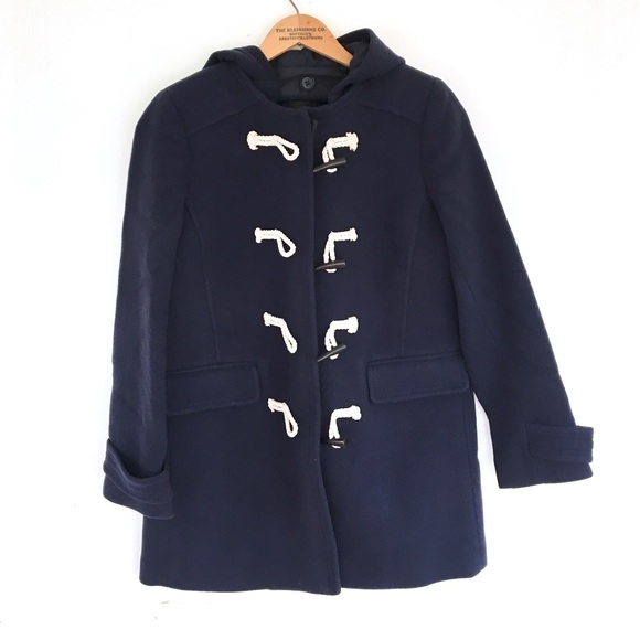 J. Crew 2007 Italian Stadium-cloth Wool Coat - Picture 7 of 9